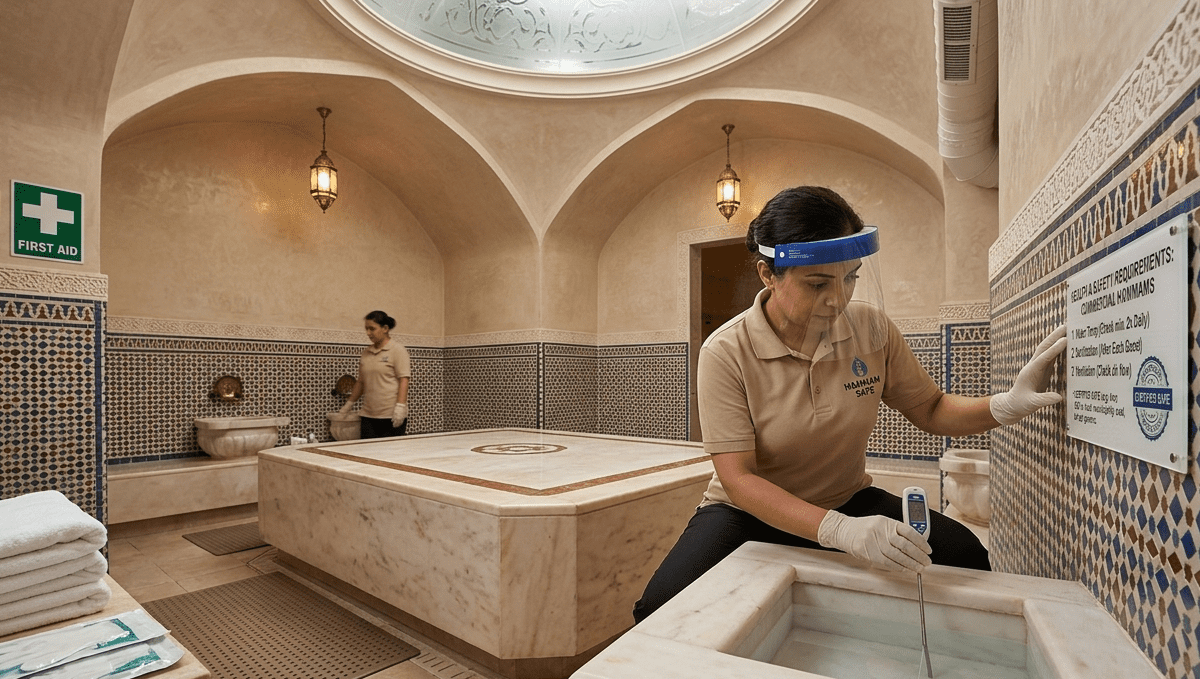 moroccan bath spa safety