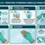 Limescale from Steam Room Tiles