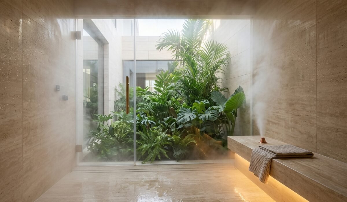 steam rooms luxury UAE villas